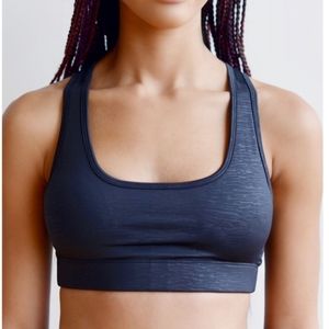 Ziya Active Black Bomber Sports Bra
